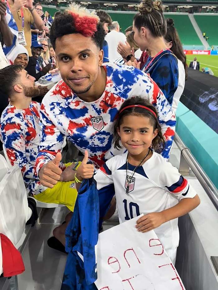 Weston McKennie makes Luka Lizardo’s day